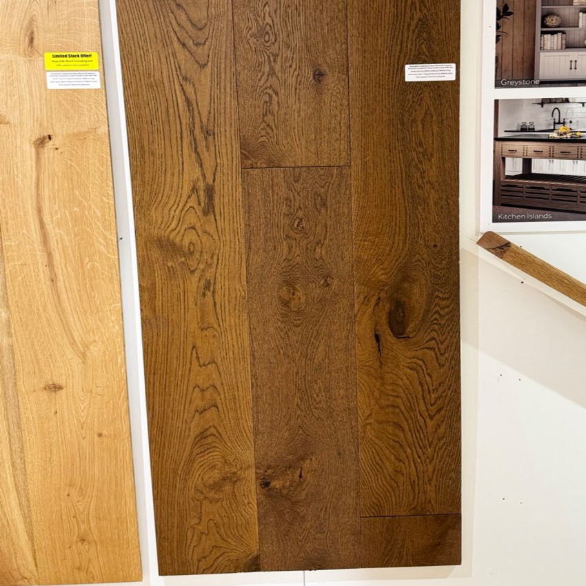 Kensington Engineered Real Wood Oak Cognac Brushed Lacquered